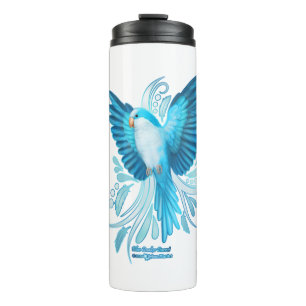 Bouteilles Isothermes Perroquet bleu Quaker