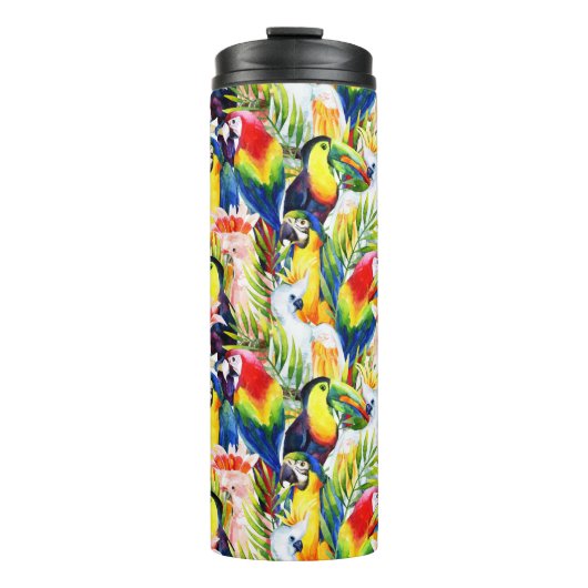 Bouteilles Isothermes Perroquets et palmettes (Devant)