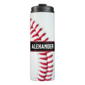 Bouteilles Isothermes Personalised Baseball Water Bottle With Name (Devant)