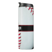 Bouteilles Isothermes Personalised Baseball Water Bottle With Name (Tourné sur la droite)