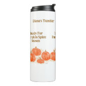 Bouteilles Isothermes PERSONALIZ Citrouille saison épicé Citrouille aqua (Tourné sur la gauche)