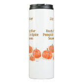 Bouteilles Isothermes PERSONALIZ Citrouille saison épicé Citrouille aqua (Dos)