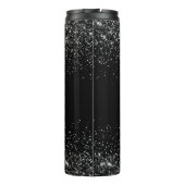 Bouteilles Isothermes Personalized Black Glitter Stainless Steel  (Dos)