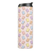 Bouteilles Isothermes Personalized Bookish Girly Pink Book Cute Bow Name (Tourné sur la gauche)