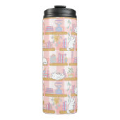 Bouteilles Isothermes Personalized Bookish Girly Pink Cute Cat Name (Devant)