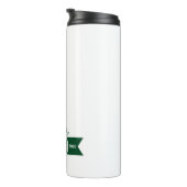 Bouteilles Isothermes Personalized Classic Green Golf Monogram Crest (Tourné sur la droite)