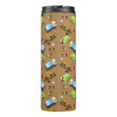 Bouteilles Isothermes Personalized Construction Vehicles & Workers (Dos)