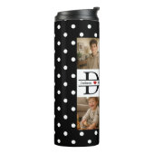 Bouteilles Isothermes Personalized Dad Photo Collage & Kids Name (Tourné sur la gauche)