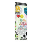 Bouteilles Isothermes Personalized "Girl-Powered Pickleball Time" (Tourné sur la droite)