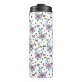 Bouteilles Isothermes Personalized Girly Cute Bow Name Moons White (Devant)