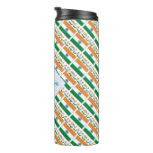 Bouteilles Isothermes Personalized India Flag Tiled (Tourné sur la droite)
