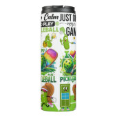 Bouteilles Isothermes Personalized "It's Pickleball Time" (Dos)