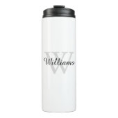 Bouteilles Isothermes Personalized Monogram Initial and Name (Devant)