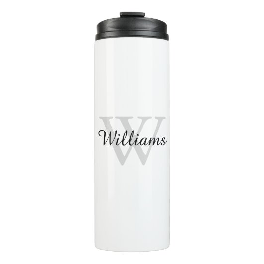 Bouteilles Isothermes Personalized Monogram Initial and Name (Devant)