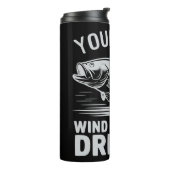 Bouteilles Isothermes Personalized Name Wind Current Drifter Bass Fish (Tourné sur la gauche)