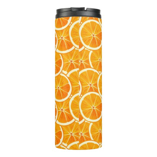 Bouteilles Isothermes Personalized Orange Citrus Monogram  (Dos)