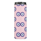 Bouteilles Isothermes Personalized Pink Evil Eye Pattern Gifts With Name (Dos)