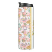 Bouteilles Isothermes Personalized Tea Book Cat Girl Cute Pastel Pink  (Tourné sur la droite)