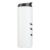 Bouteilles Isothermes Personalized Water Bottle with Straw – Custom Name (Tourné sur la gauche)
