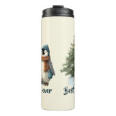 Bouteilles Isothermes Personalized Winter Penguin “Best Mom Ever” (Devant)