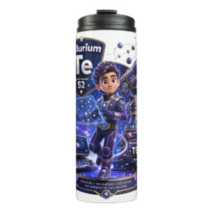 Bouteilles Isothermes Personnage Tellurium de l'univers ATOMIVRA™