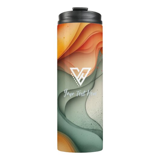 Bouteilles Isothermes Personnalisé : Art élémentaire Drinkware (Devant)