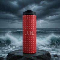 Personnalisé avec le monogramme et les symboles Ru