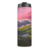 Bouteilles Isothermes Personnalisé Nom personnalisé Rose Lumineuse Lever (Devant)