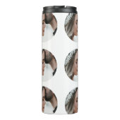 Bouteilles Isothermes personnalisé simple ajouter circulaire photo colla (Dos)