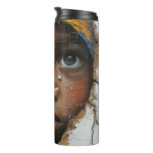 Bouteilles Isothermes Personnalisé : Tumbler avec portrait d'art (Tourné sur la droite)