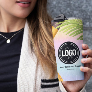 Bouteilles Isothermes Personnaliser Business Logo aquarelle crème glacée