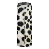 Bouteilles Isothermes Personnaliser de fourrure dalmate en noir et blanc (Dos)