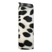 Bouteilles Isothermes Personnaliser de fourrure dalmate en noir et blanc (Tourné sur la droite)