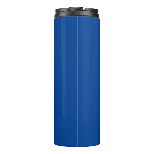 Bouteilles Isothermes Personnaliser le nom blanc Script vertical, bleu p (Dos)