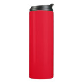 Bouteilles Isothermes Personnaliser le nom blanc Script vertical, rouge (Tourné sur la gauche)