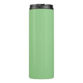 Bouteilles Isothermes Personnaliser le nom blanc Script vertical, Sage (Dos)
