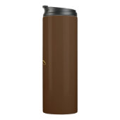Bouteilles Isothermes Personnaliser le nom Gold Script Vertical, Chocola (Tourné sur la droite)