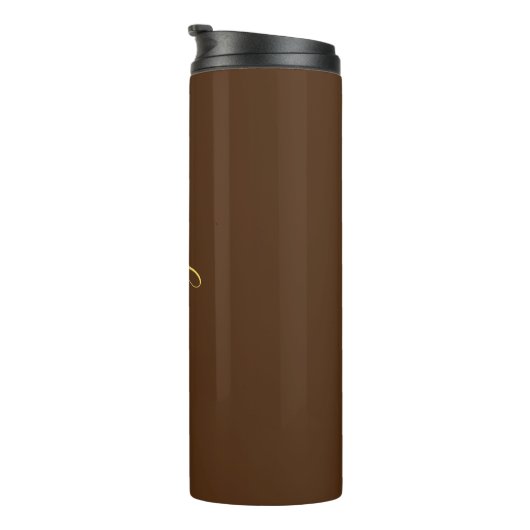 Bouteilles Isothermes Personnaliser le nom Gold Script Vertical, Chocola (Tourné sur la droite)