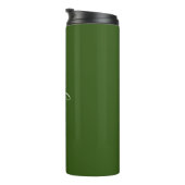 Bouteilles Isothermes Personnaliser le nom White Script Vertical ForestG (Tourné sur la droite)