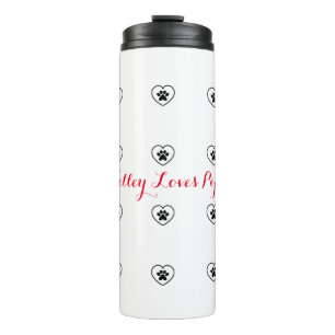 Bouteilles Isothermes Personnaliser Mama aime le chien Mug