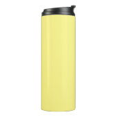 Bouteilles Isothermes Personnaliser Nom Blk. Script Vertical, Jaune Pâle (Tourné sur la gauche)