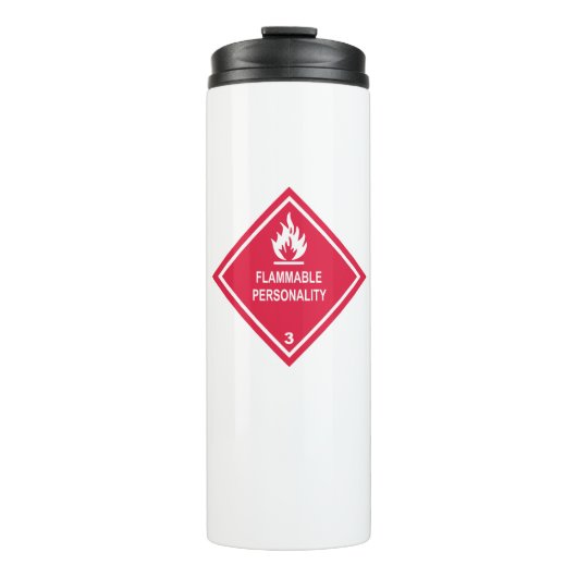 Bouteilles Isothermes Personnalité inflammable (Devant)