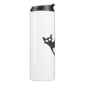 Bouteilles Isothermes Petit chat noir (Tourné sur la gauche)