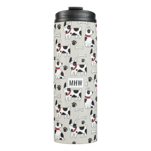 Bouteilles Isothermes Petit Chien Motif personnalisé monogramme tumbler