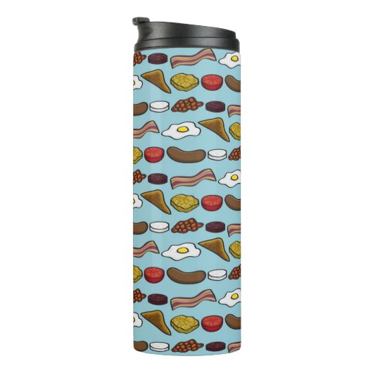 Bouteilles Isothermes Petit déjeuner frit (Tourné sur la droite)