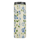 Bouteilles Isothermes Petit flo bleu clair sans couleur (Dos)