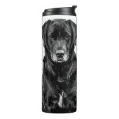 Bouteilles Isothermes Petit Labrador Chien noir Chien Chien Chien Chien  (Tourné sur la gauche)