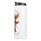 Bouteilles Isothermes Petite Fille Têtu Devoir Avec Elle Mignonne Adorab (Tourné sur la droite)