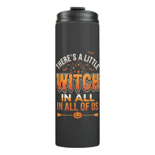 Bouteilles Isothermes Petite Sorcière Halloween Sorcière Conception de T