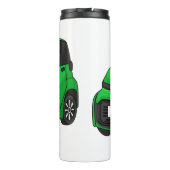 Bouteilles Isothermes Petite voiture verte de taille micro (Dos)